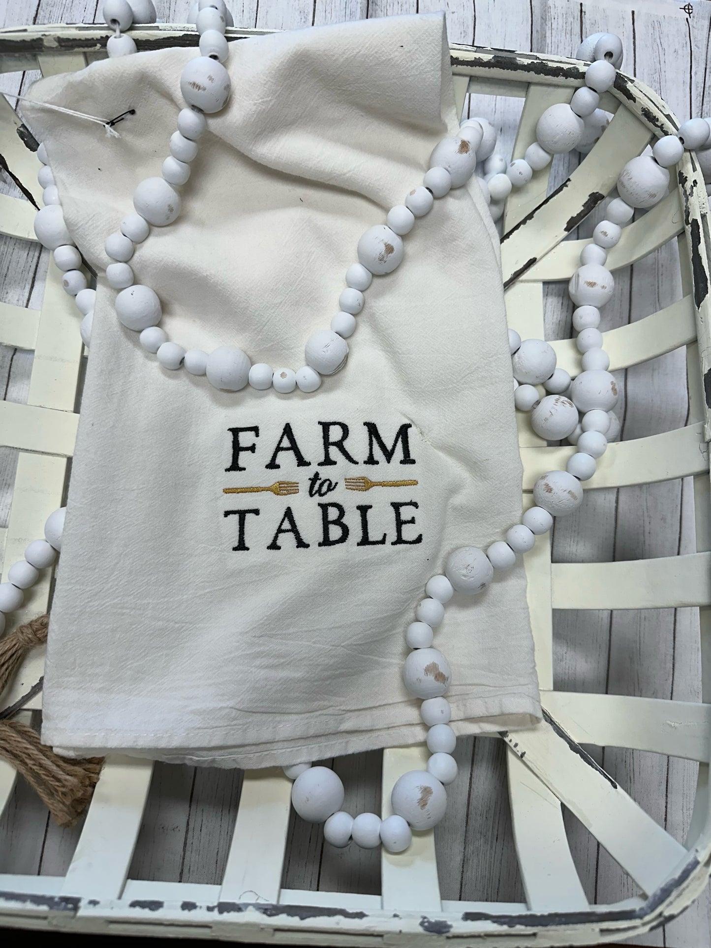 Farm to Table Tea Towel