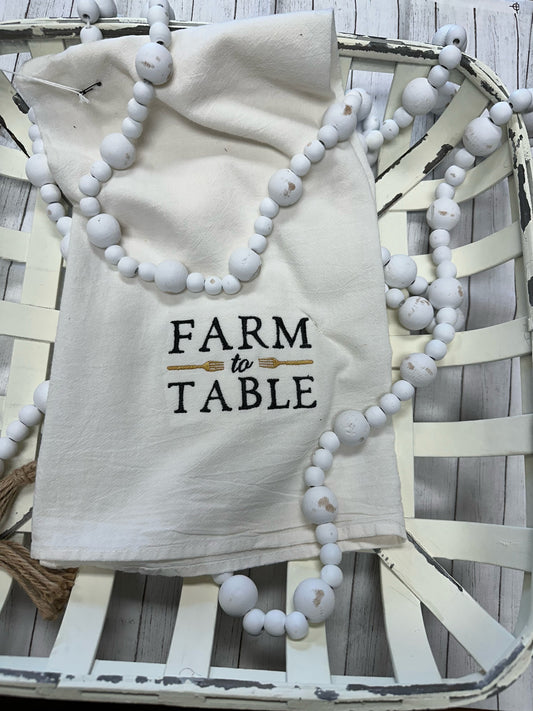 Farm to Table Tea Towel