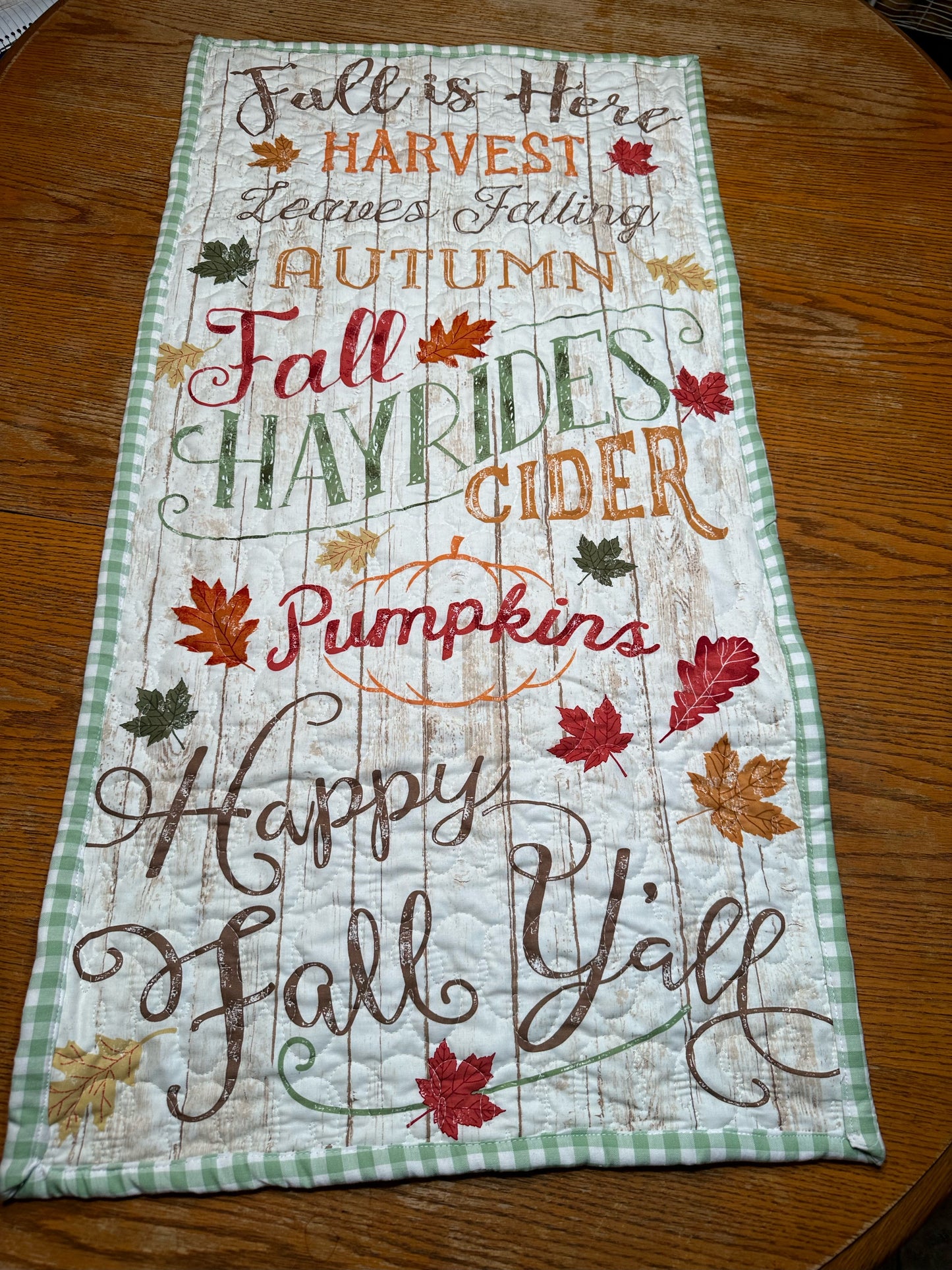 Fall Quilt Wall Hanging